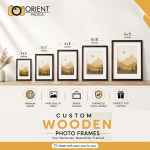 Custom Wall Photo Frame - Premium Print Quality - Standard Sizes